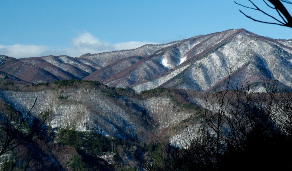 Заснеженные горы