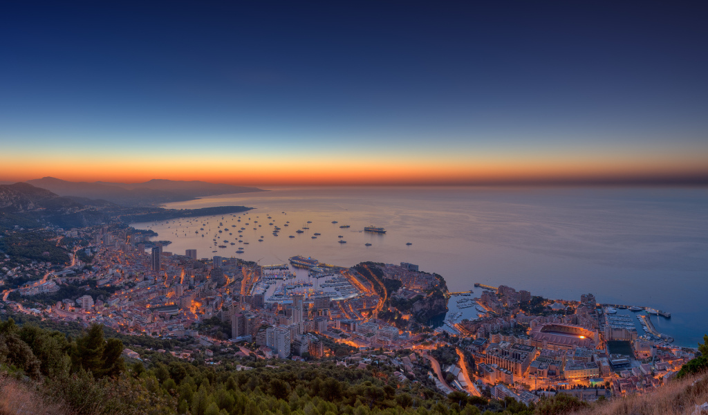 Панорама Монако 2012 - На закате