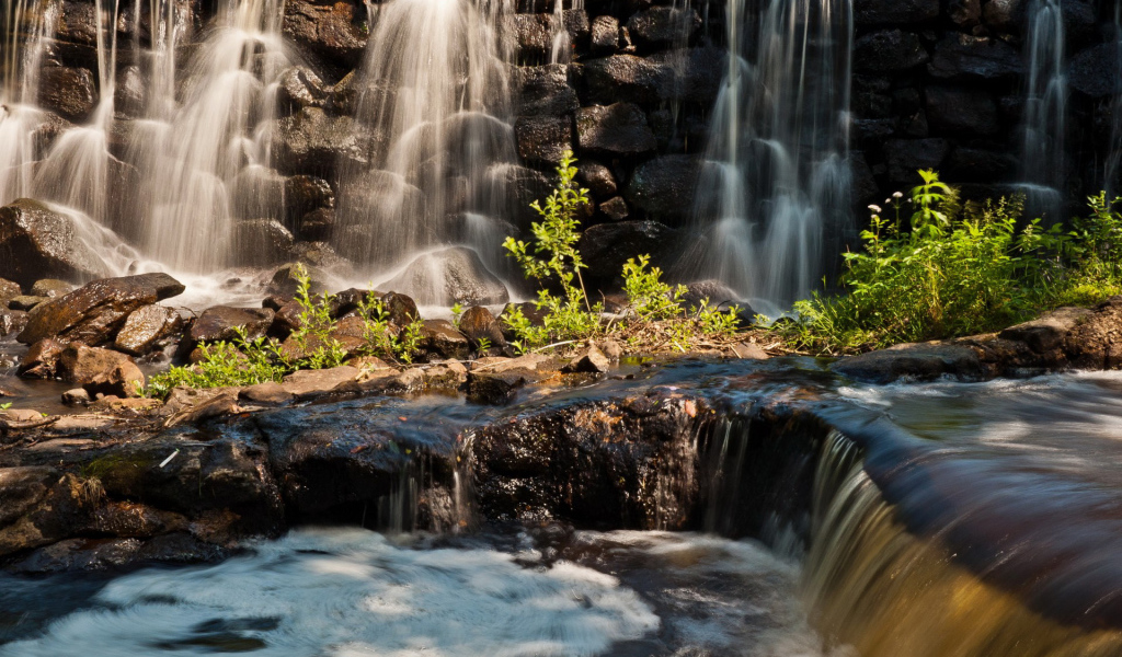 Водопады в Швеции