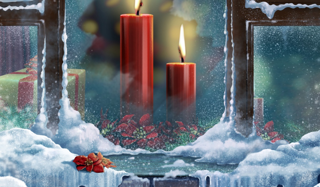 Свечи у окна