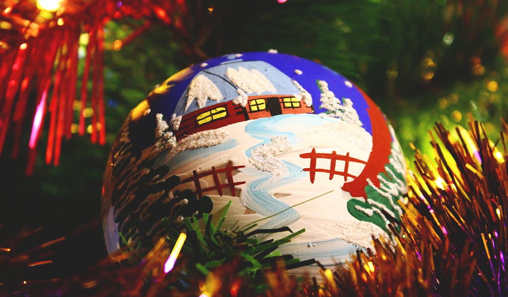 Разрисованный шар