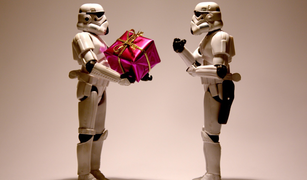 Работы с подарком