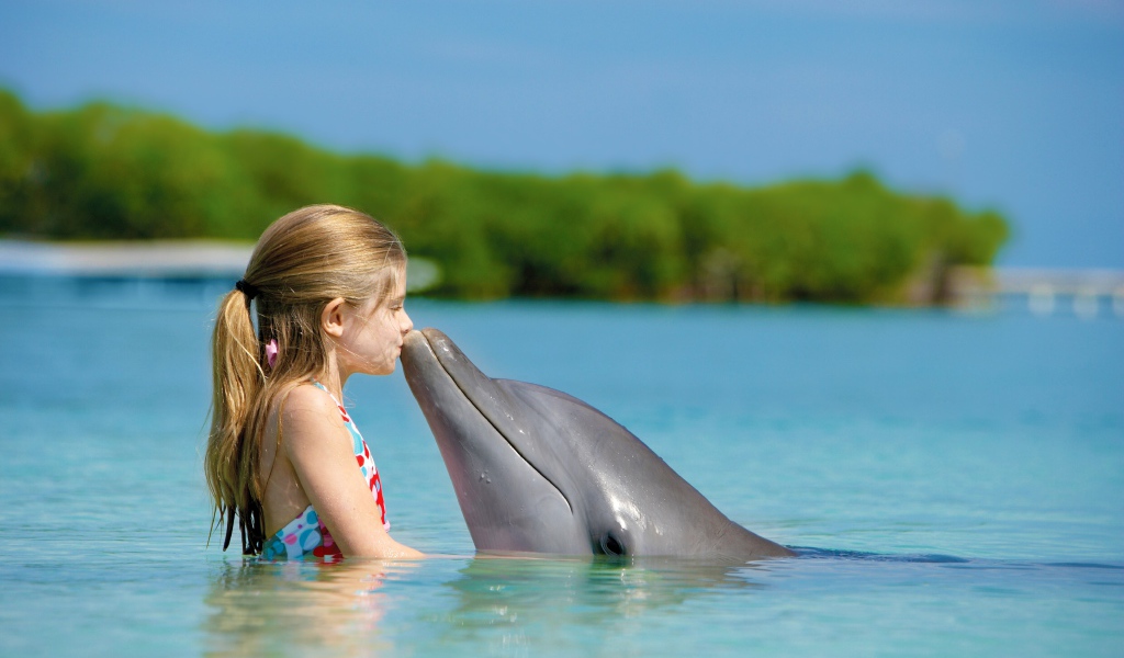 Девочка и дельфин