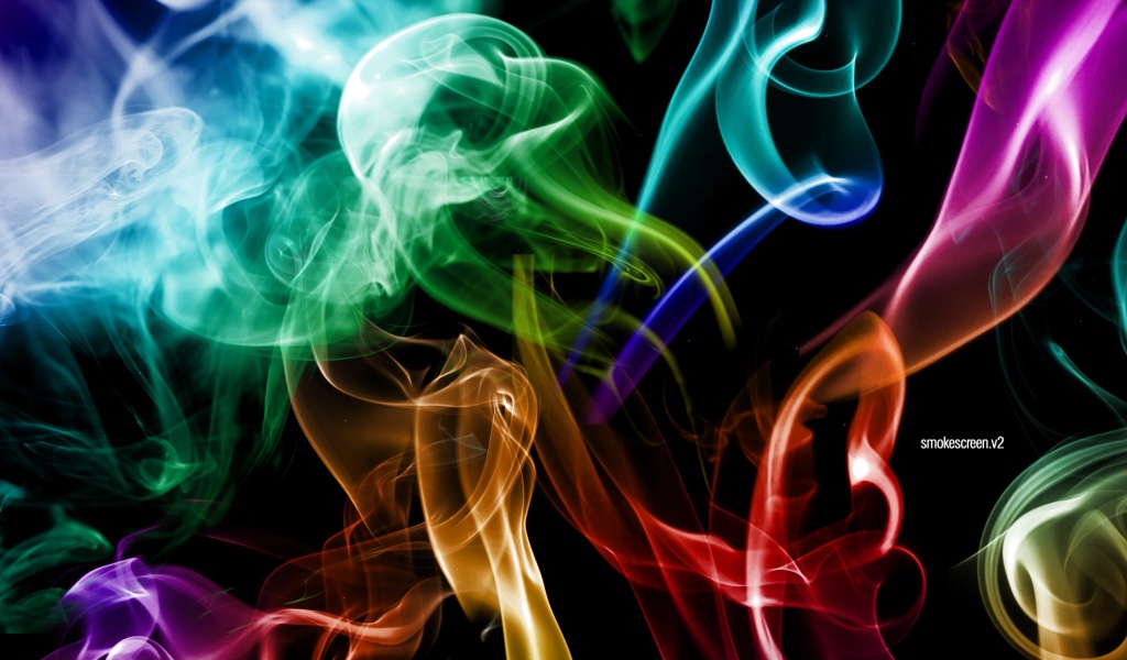 Разноцветный дым