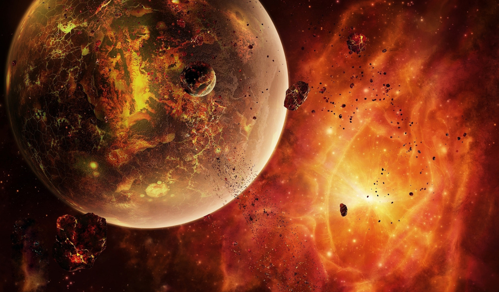 Раскаленная планета