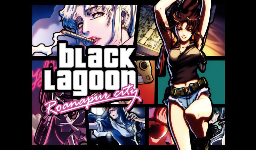 Голубая лагуна с девушкой