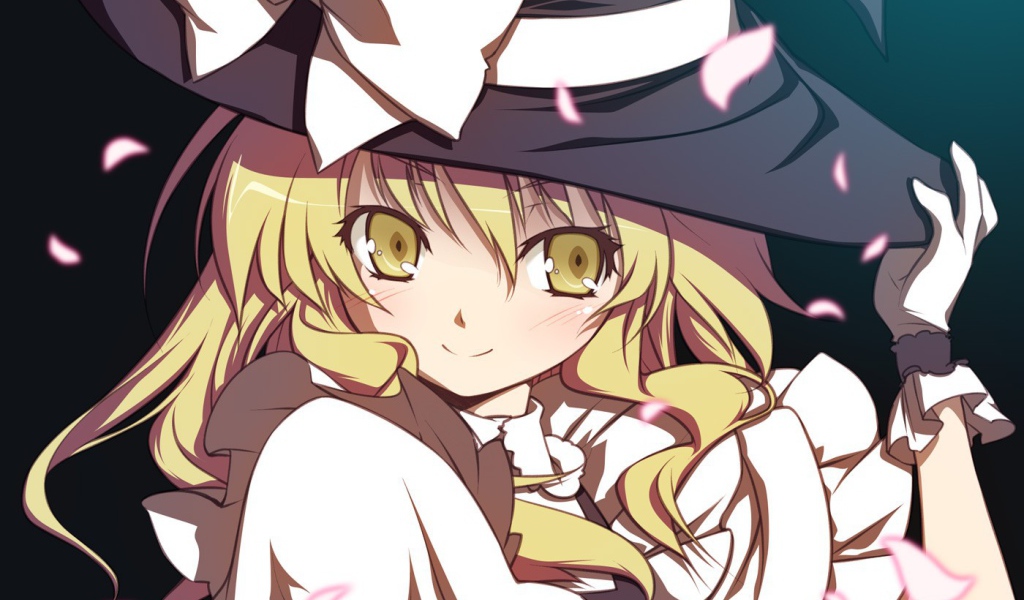 Девочка в большой шляпе