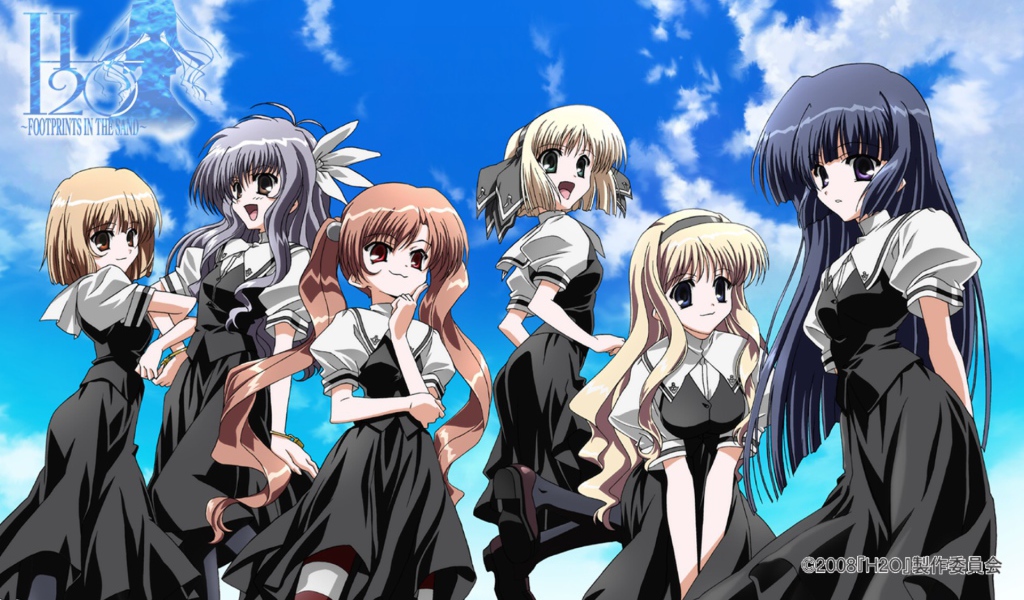 H2O Следы на песке