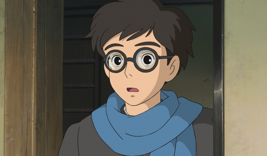 Kaze tachinu Миядзаки, мальчик в очках