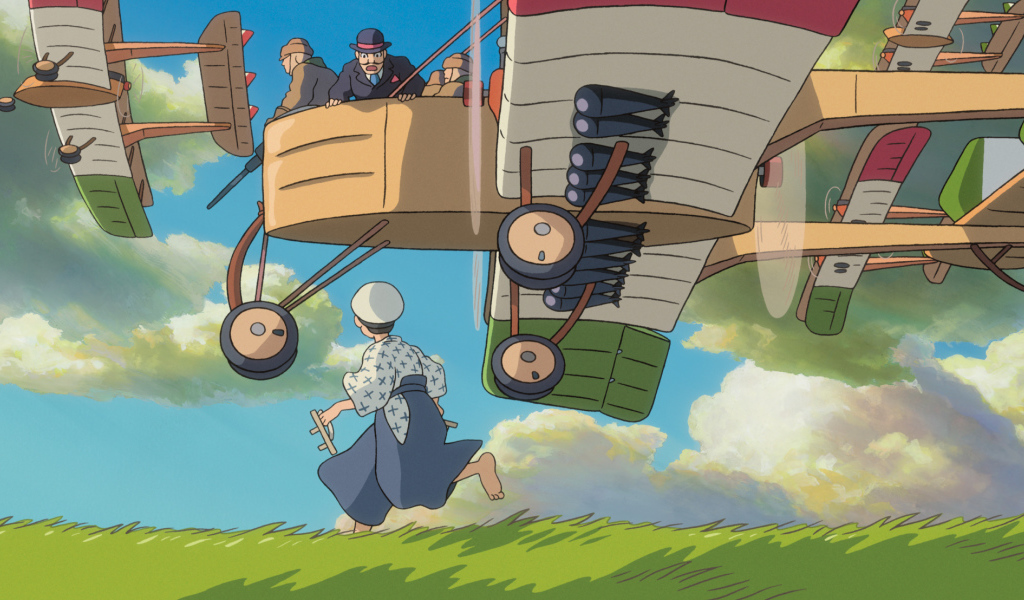 Аниме мультфильм Миядзаки ветер крепчает