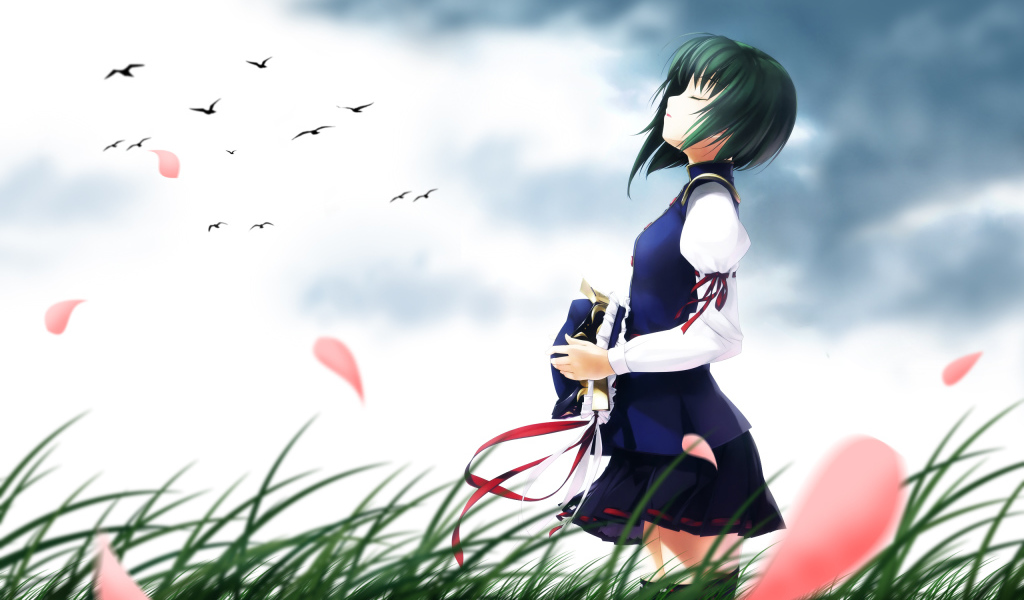 Девочка на поляне