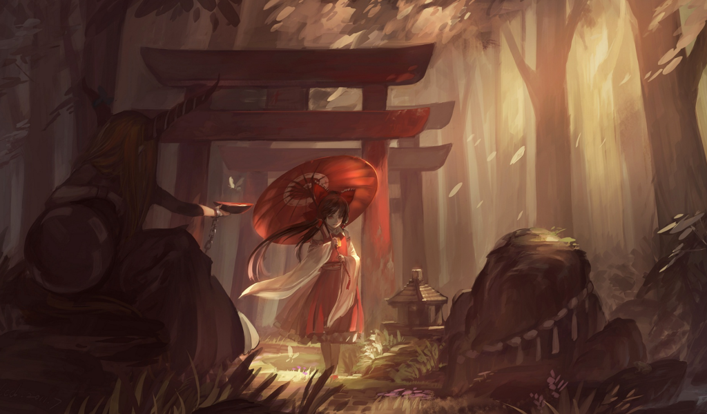 Колдунья с чашкой