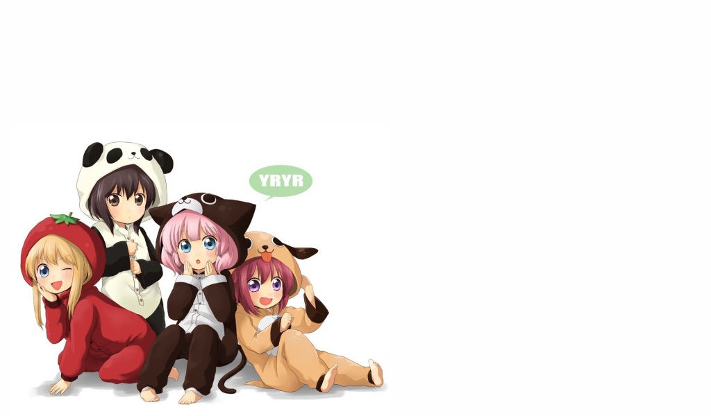 Девочки подняли маски