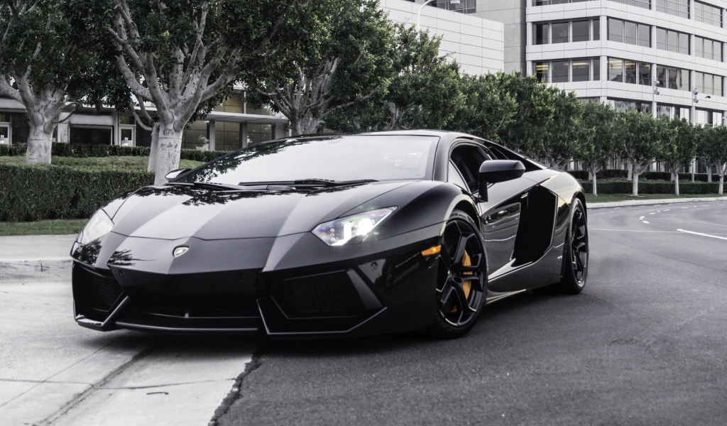 Lamborghini на улице