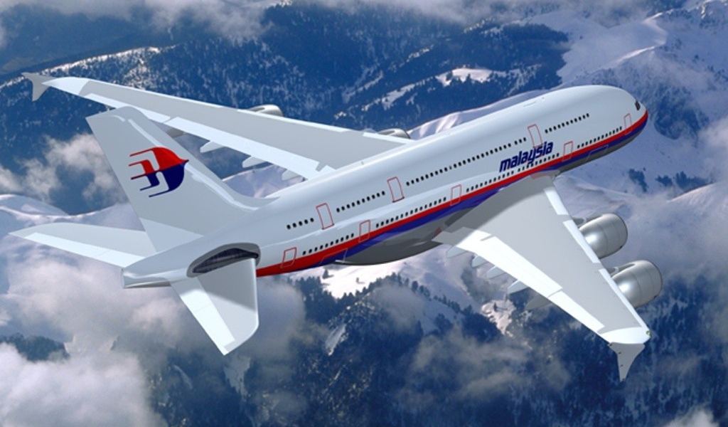 Самолет летит в Малайзию