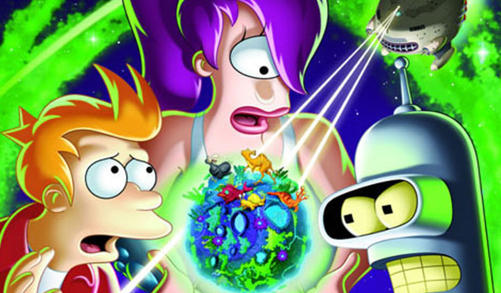 Мультфильм Футурама в зеленые дали