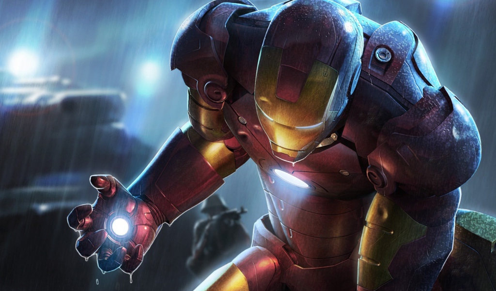 Поврежденный Железный человек