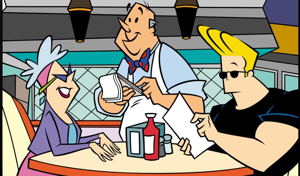 Джонни Браво в закусочной