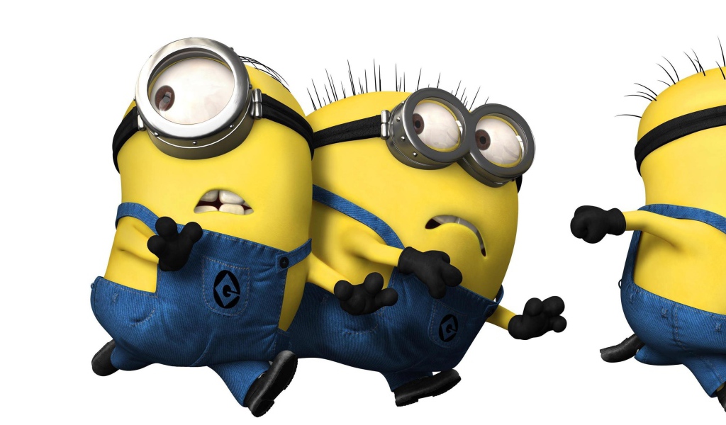 Миньоны убегают