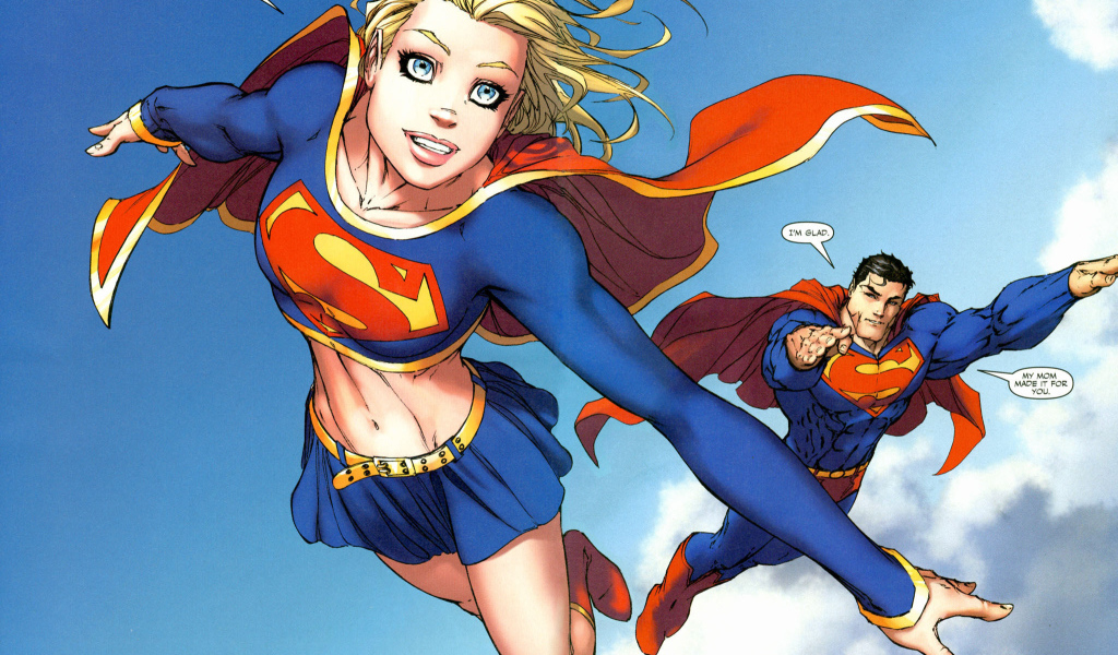 Супермен и супер девушка