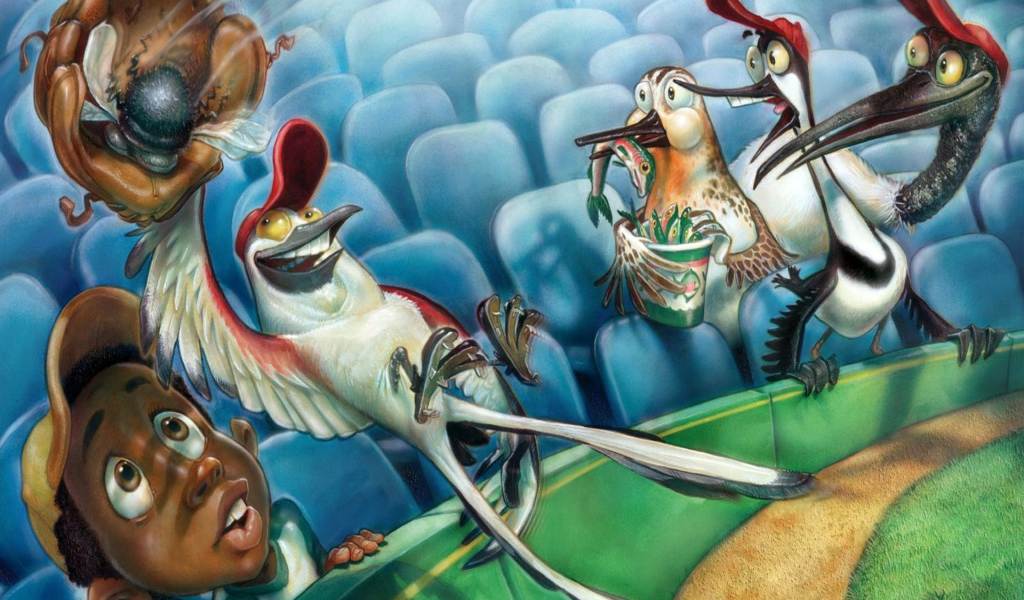 Птица поймала муху