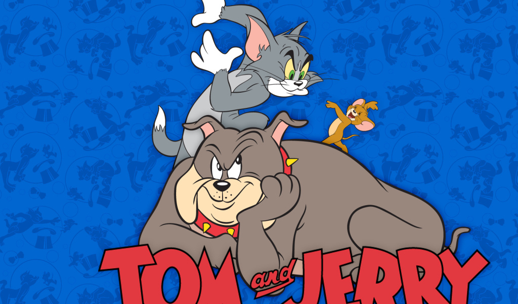 Том и Джерри и собака