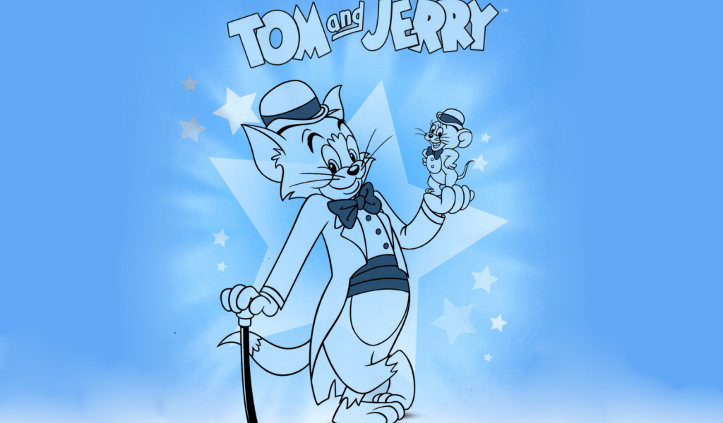 Том и Джерри носит костюмы