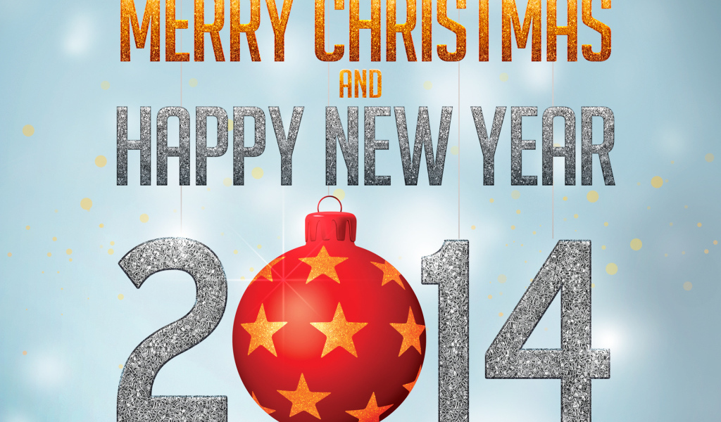 Поздравление на рождество, голубой фон