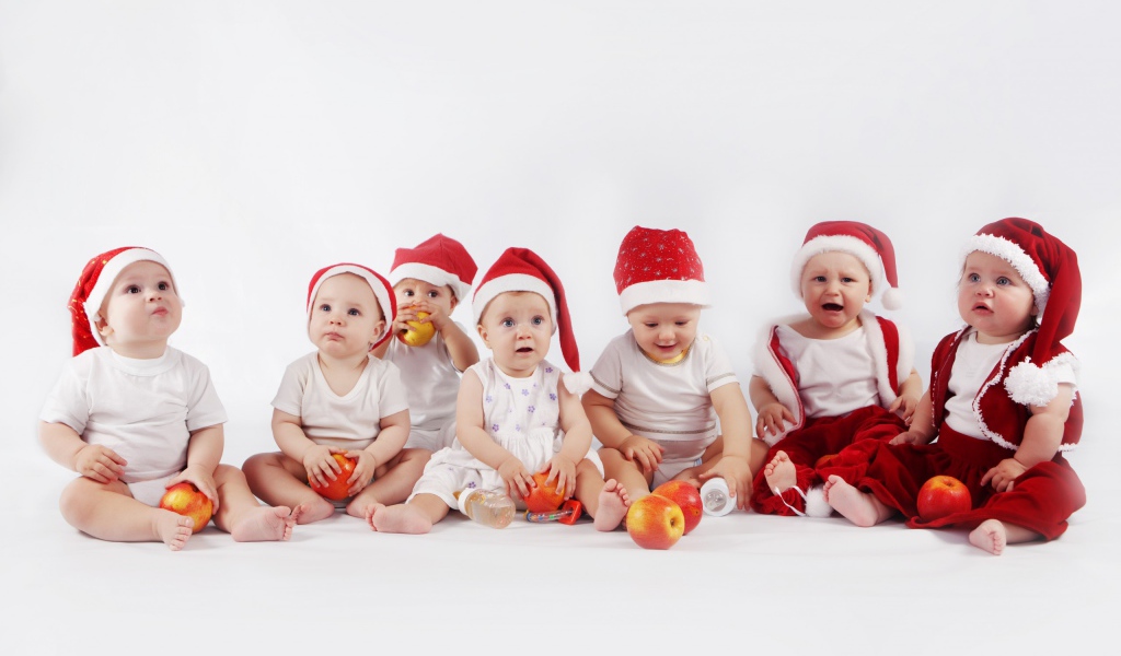 Юные Деды Морозы на рождество