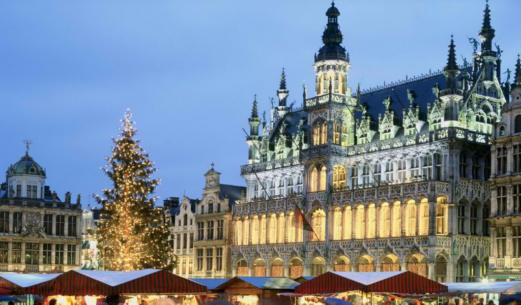 Рождественская елка в Брюсселе