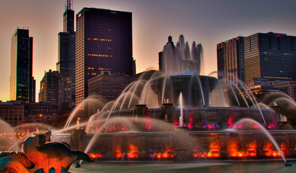 Каскадный фонтан