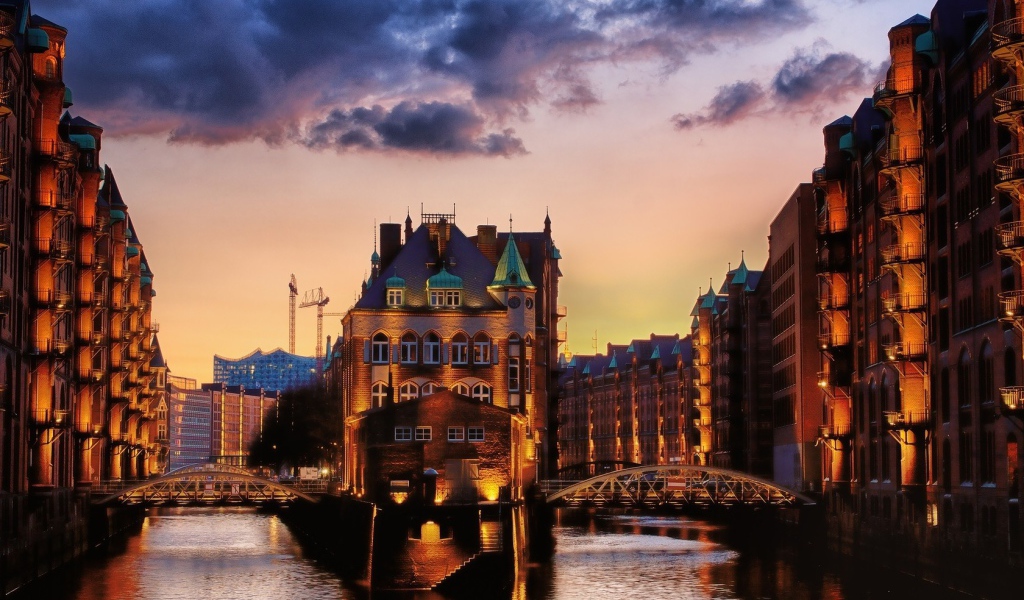 Европейский город на воде