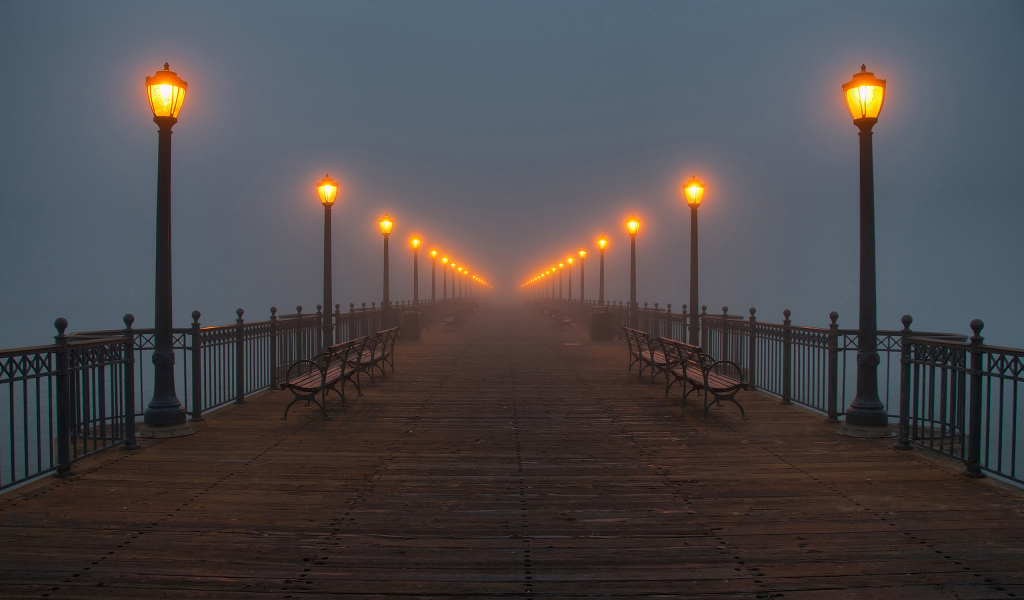 Улица в тумане