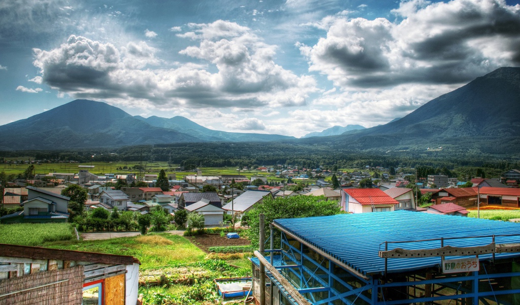 Город в долине гор