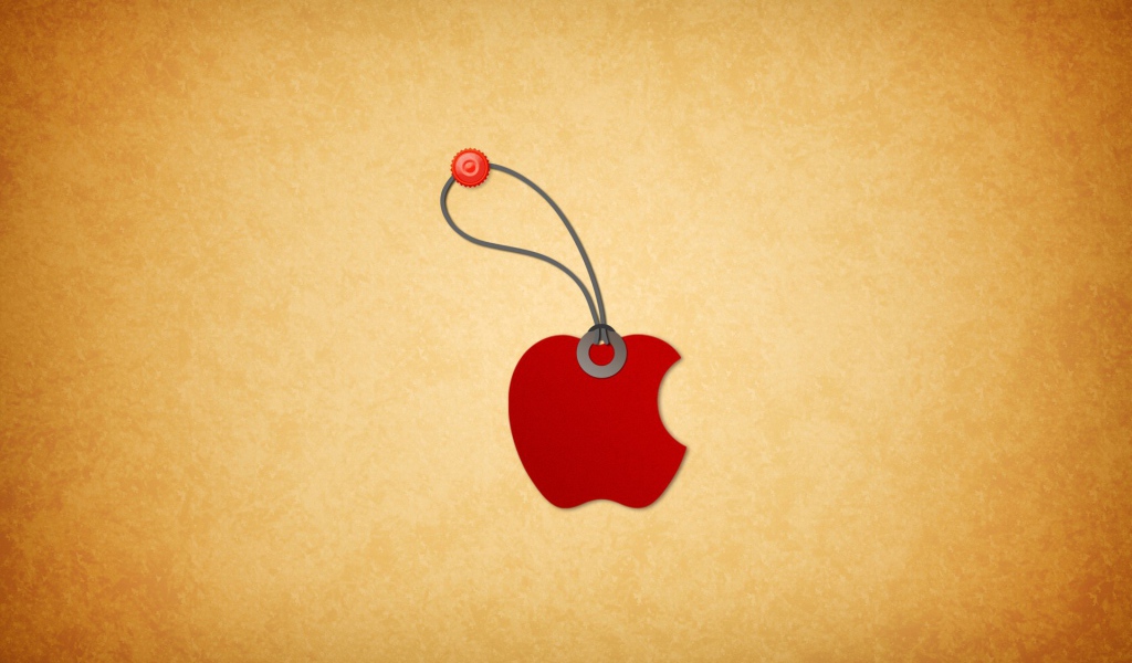 Apple с веревочкой