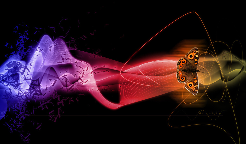 Фантазия с бабочкой