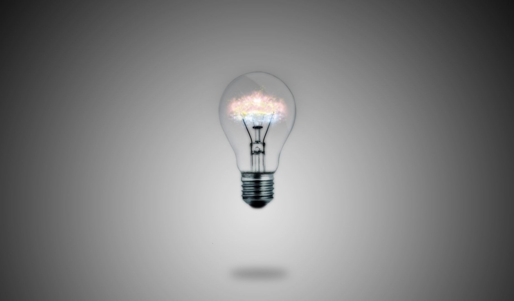 Светящеяся лампочка накаливания