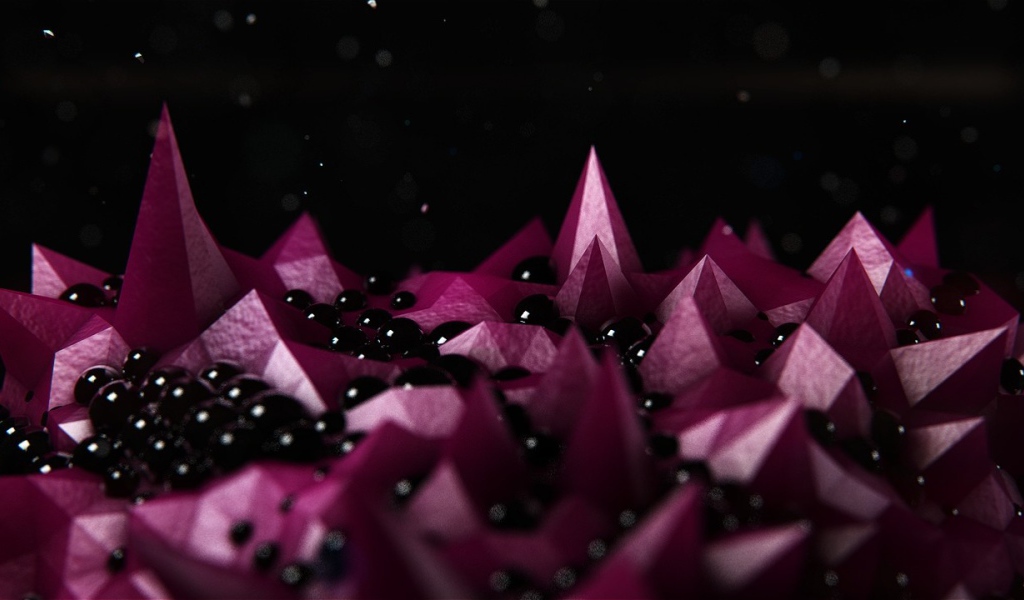 Pink crystals