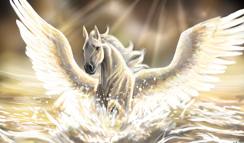 Лошадь с крыльями