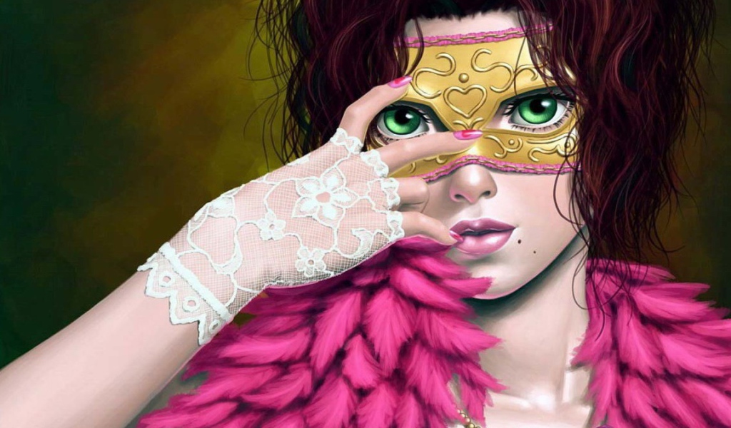 Большие зеленые глаза