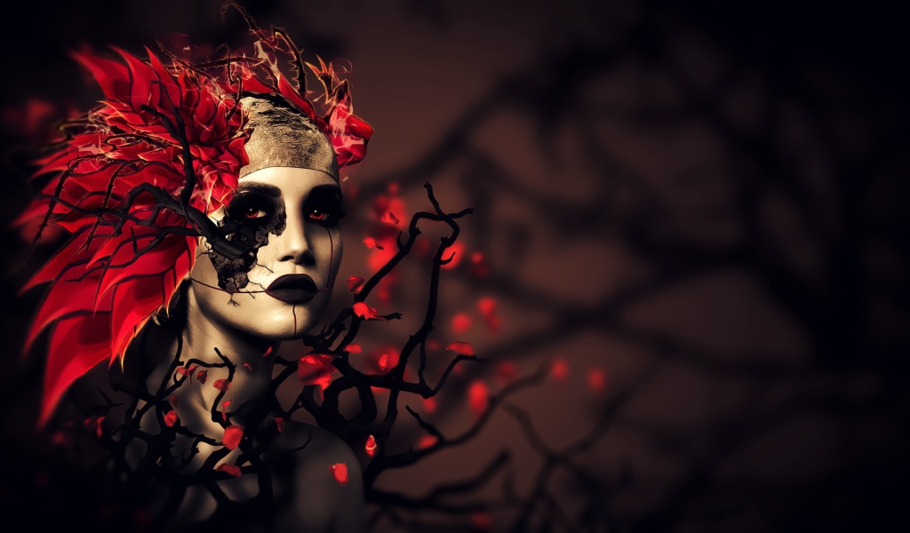 Лицо женщины