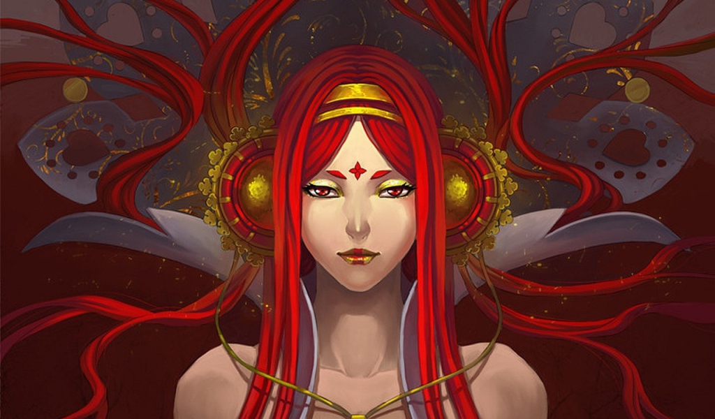 Рисунок девушки с наушниками