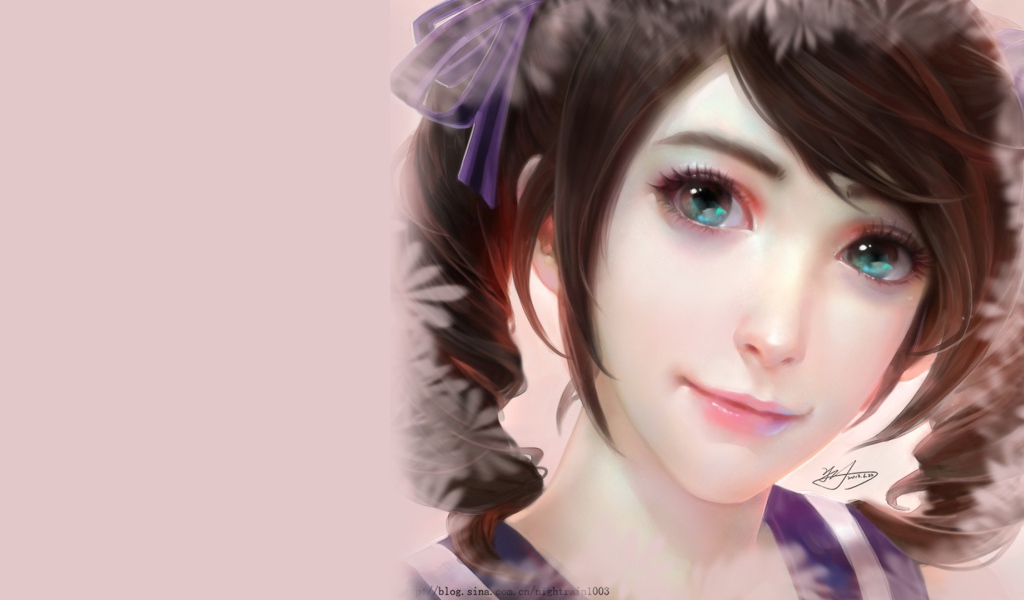 Японка с большими глазами