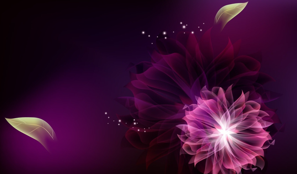 Фантазия с цветком