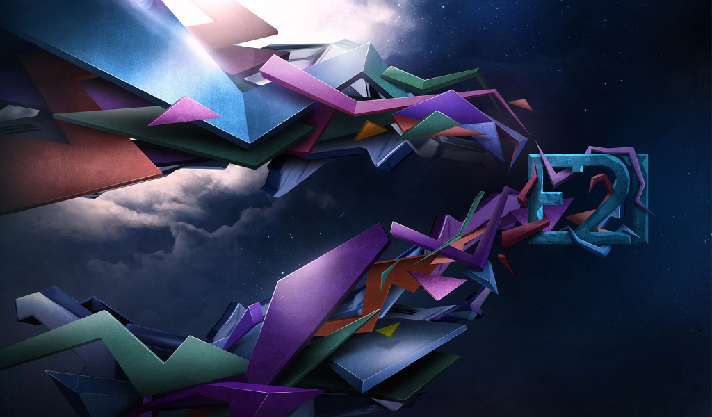 Абстракция с облаками