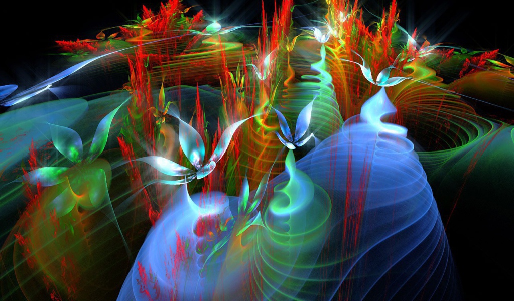 Абстракция с лепестками