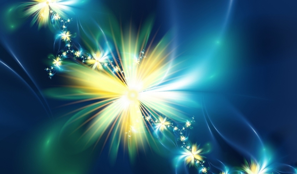 Абстракция с лучами