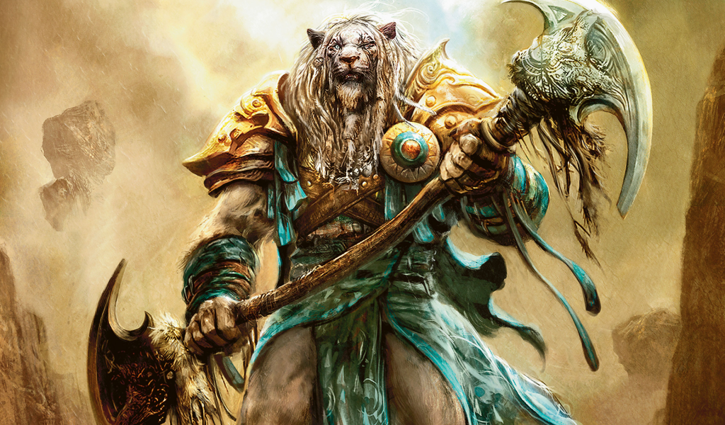 Человек с головой льва