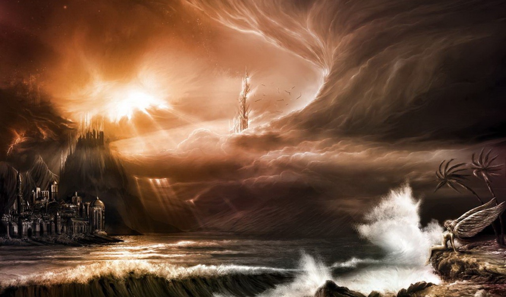 Фантастический морской пейзаж