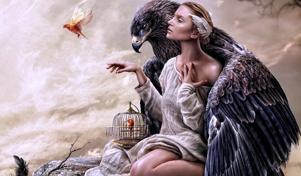 Фантазия с птицами